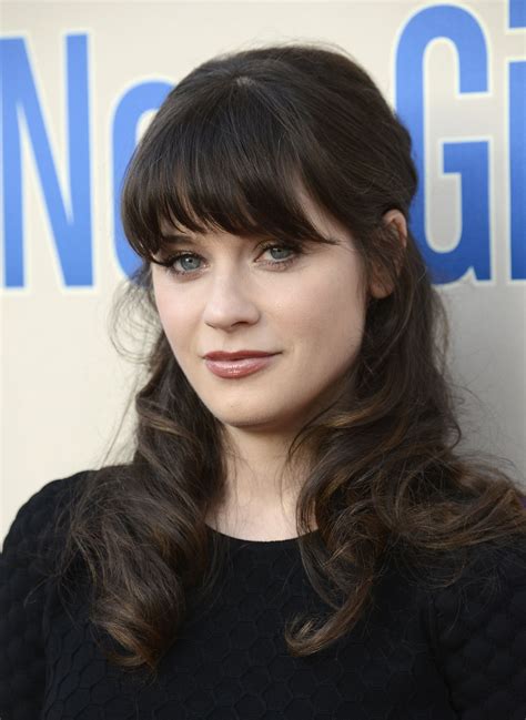 zooey deschanel natural hair